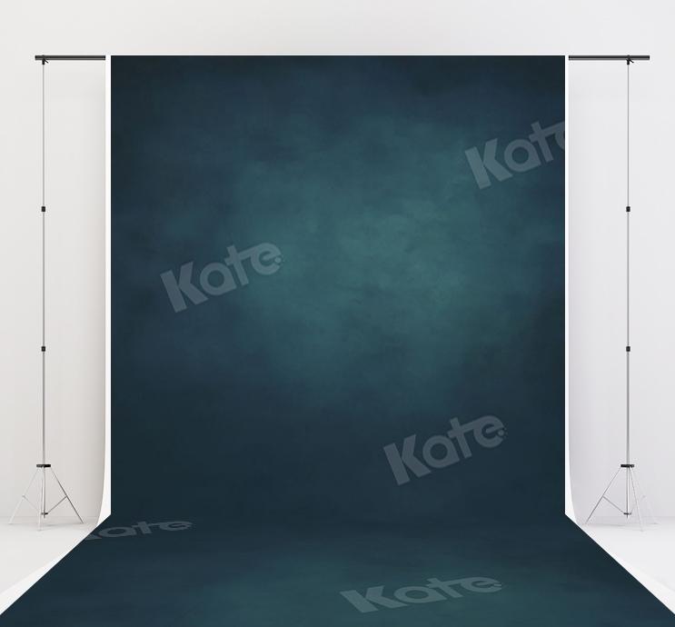 Kate Sweep Hintergrund blaues Porträt abstrakt für Fotografie - Kate Backdrop.de