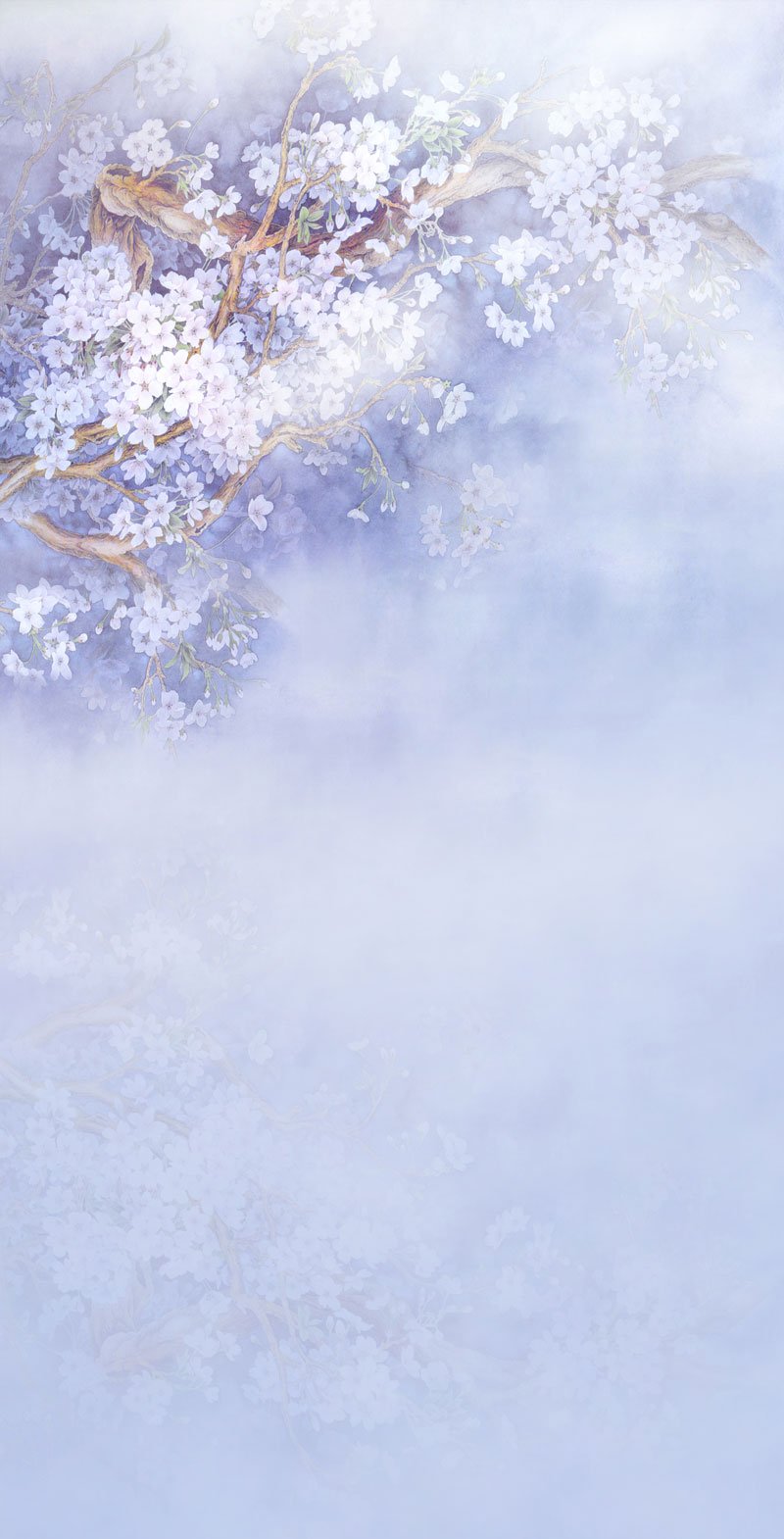 Kate Sweep Lila Blumenhintergrund für Fotografie - Kate Backdrop.de