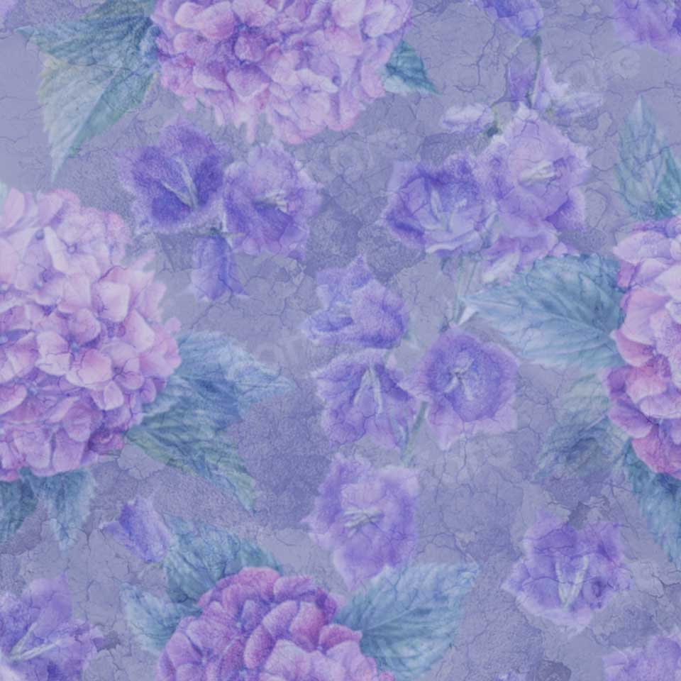 Kate Fine Art Lila Blumen Hintergrund für die Fotografie - Kate Backdrop.de