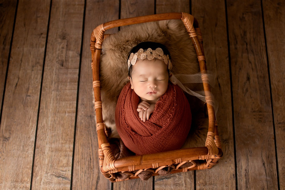 Kate Dunkel braune Holz gummi bodenmatte - Kate Backdrop.de