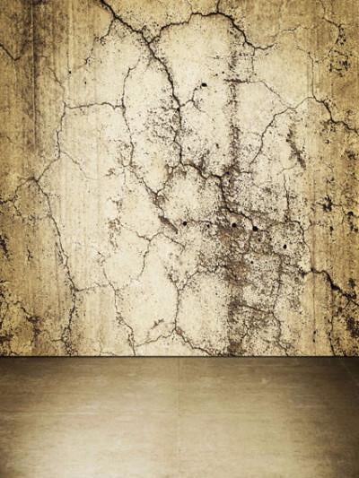 Katebackdrop:Kate Retro Style Yellow Broken Wall Photography Backdrops