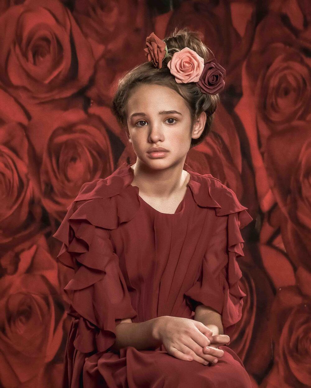 Kate Red Roses Valentinstag Blumen Fotografie Hintergrund - Kate Backdrop.de