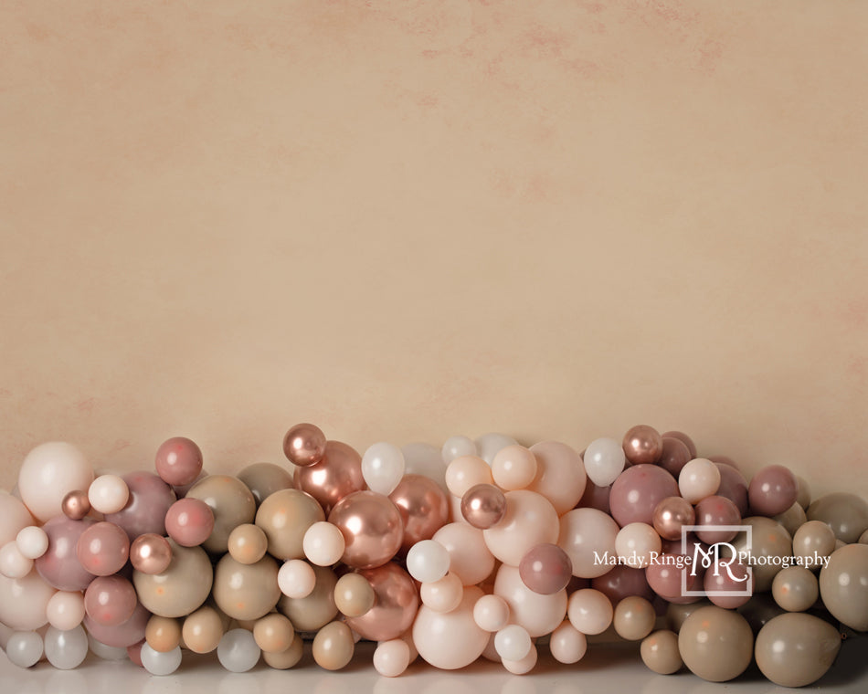 Kate Boho Luftballons Hintergrund Geburtstag rosa von Mandy Ringe Photography - Kate Backdrop.de