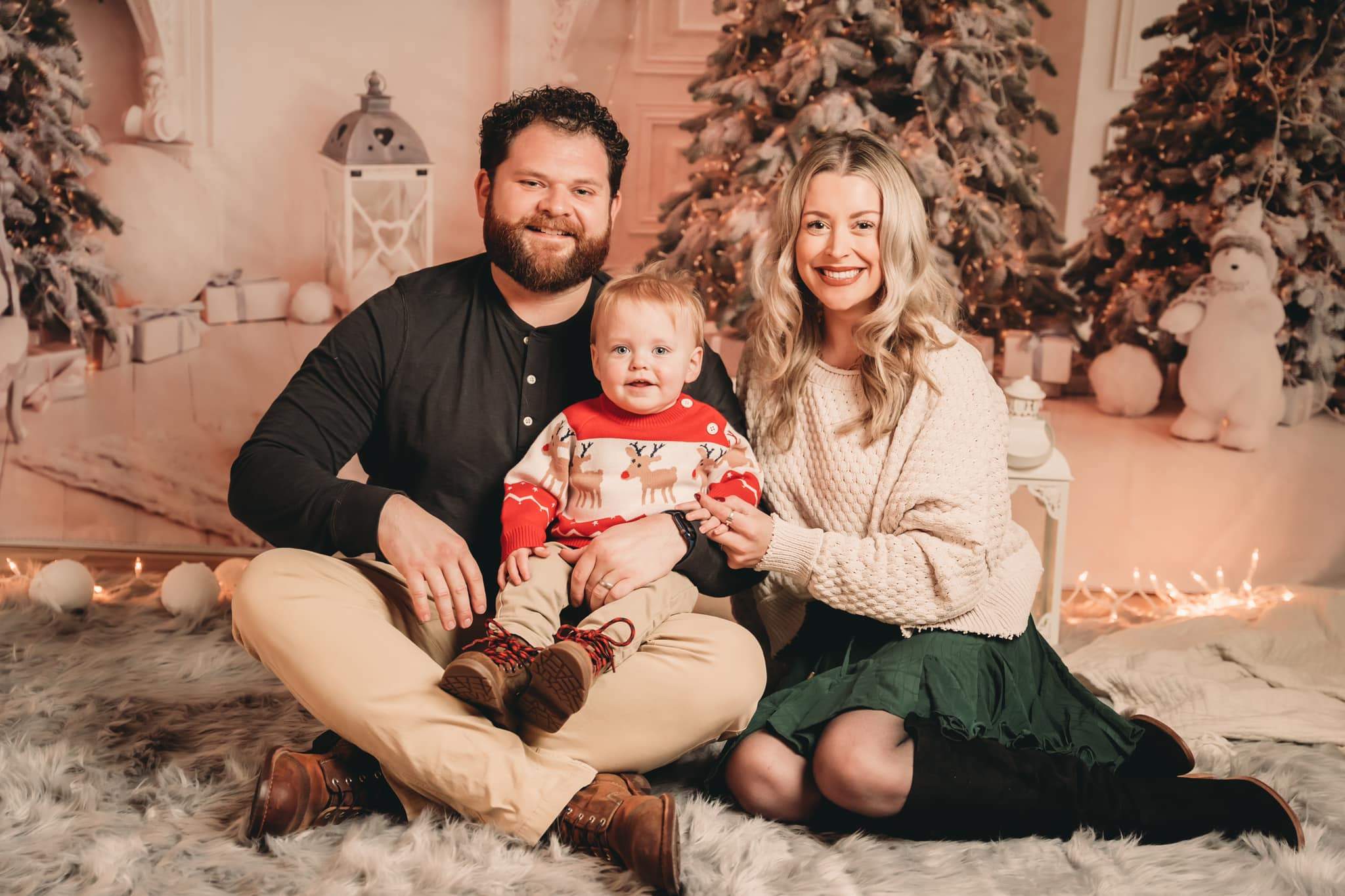 Kate Weihnachtsbär Hintergrund für Fotografie Weihnachten