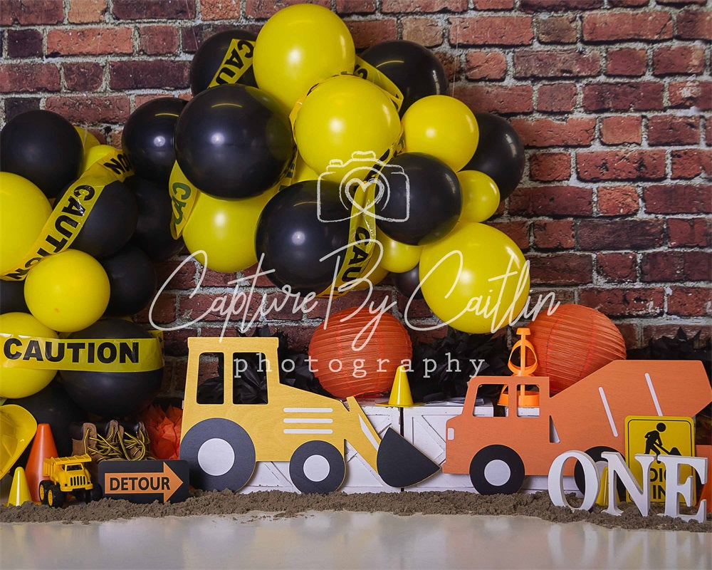 Kate Backstein Junge Ballon Girlande Geburtstag Hintergrund von Caitlin Lynch - Kate Backdrop.de