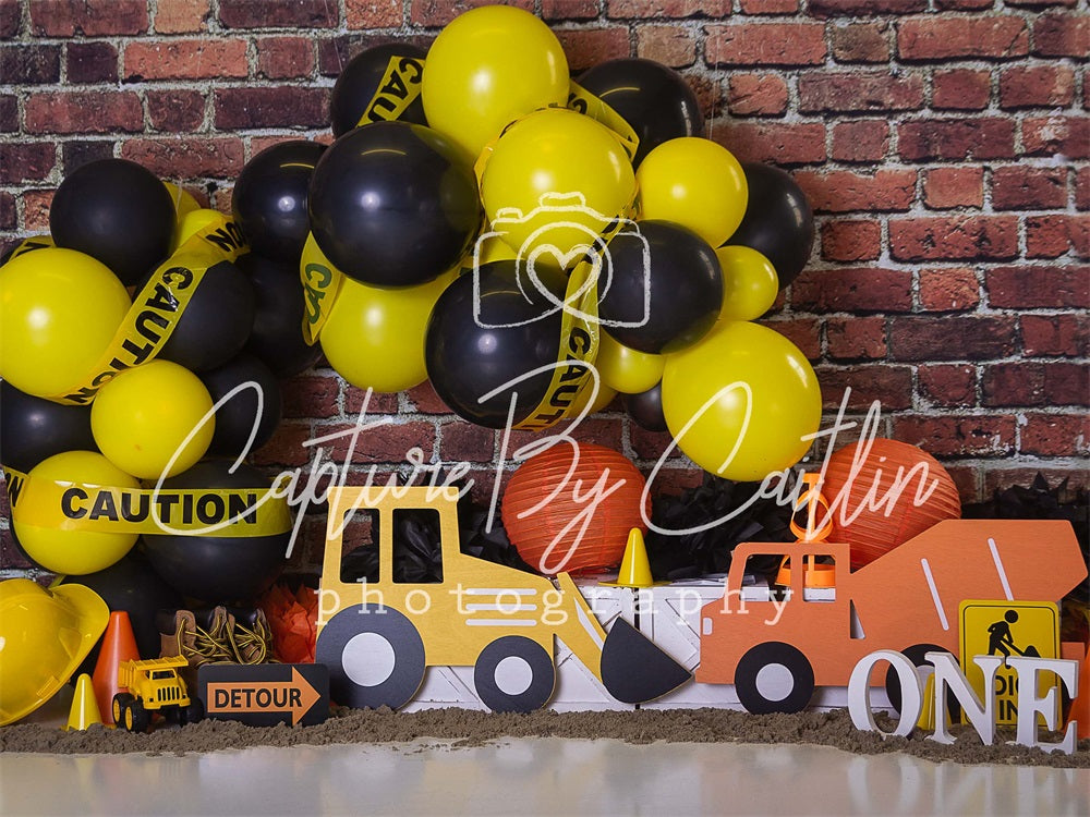 Kate Backstein Junge Ballon Girlande Geburtstag Hintergrund von Caitlin Lynch - Kate Backdrop.de