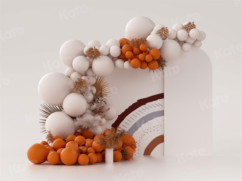 Kate Herbst Boho Ballon Hintergrund Cake Smash von Uta Mueller Photography - Kate Backdrop.de