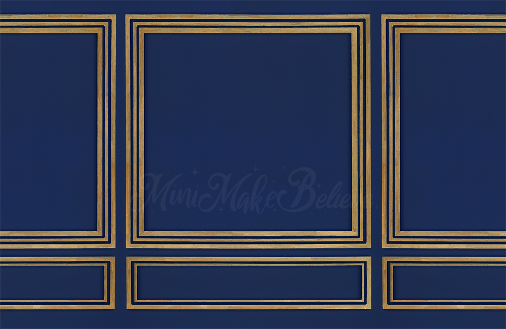 Kate Blau Wand Hintergrund Hochzeit Porträt von Mini MakeBelieve - Kate Backdrop.de