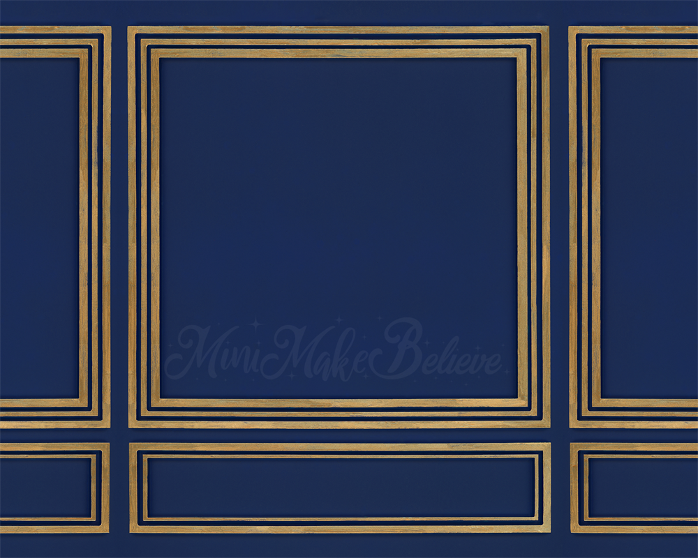 Kate Blau Wand Hintergrund Hochzeit Porträt von Mini MakeBelieve - Kate Backdrop.de