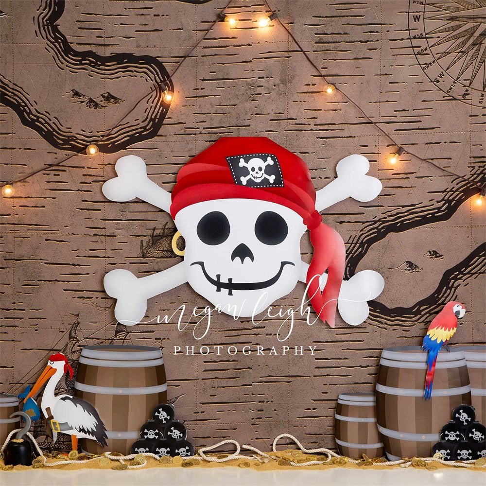 Kate Piratahoy Sommer Hintergrund Cake Smash Geburtstag von Megan Leigh Photography - Kate Backdrop.de