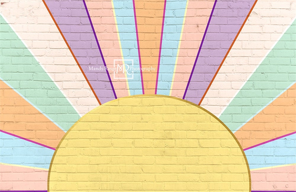 Kate Regenbogen Geburtstag Mädchen Hintergrund von Mandy Ringe Photography - Kate Backdrop.de