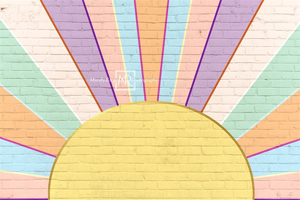 Kate Regenbogen Geburtstag Mädchen Hintergrund von Mandy Ringe Photography - Kate Backdrop.de