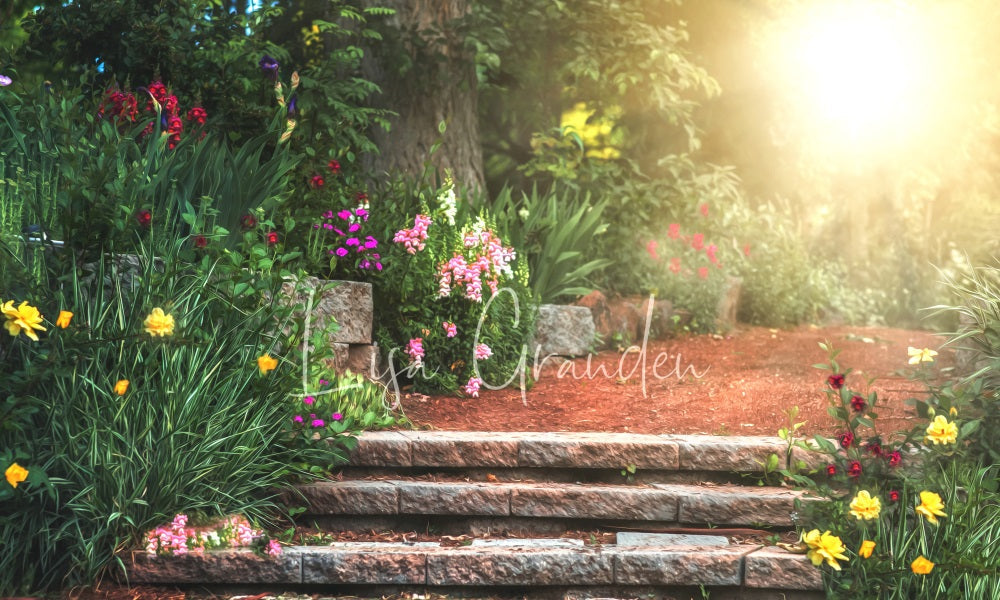 Kate Hochzeit Garten Hintergrund für die Fotografie Landschaft von Lisa Granden