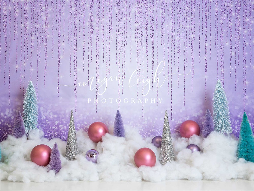 Kate Lila Frost Weihnachten Weihnachtsbaum Hintergrund von Megan Leigh Photography - Kate Backdrop.de
