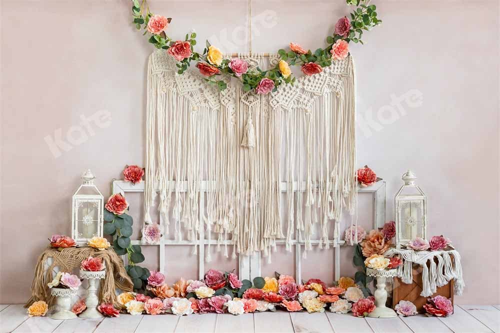 Kate Frühling Boho Hintergrund Blumen von Emetselch - Kate Backdrop.de