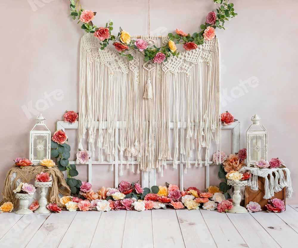 Kate Frühling Boho Hintergrund Blumen von Emetselch - Kate Backdrop.de