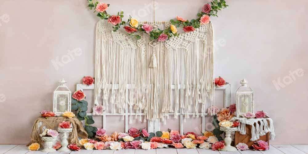 Kate Frühling Boho Hintergrund Blumen von Emetselch - Kate Backdrop.de