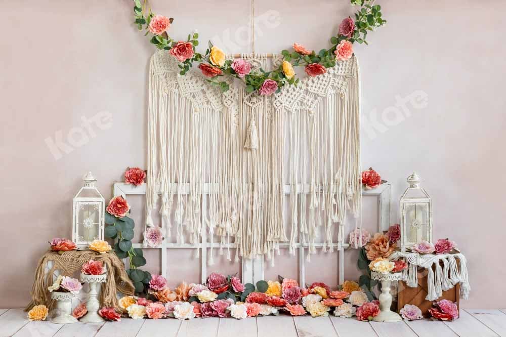 Kate Frühling Boho Hintergrund Blumen von Emetselch - Kate Backdrop.de