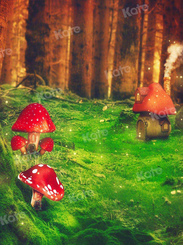 Kate Frühling Pilz Hintergrund Wald von Chain Photography - Kate Backdrop.de