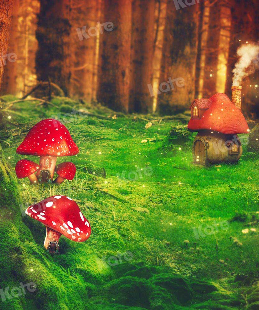 Kate Frühling Pilz Hintergrund Wald von Chain Photography - Kate Backdrop.de