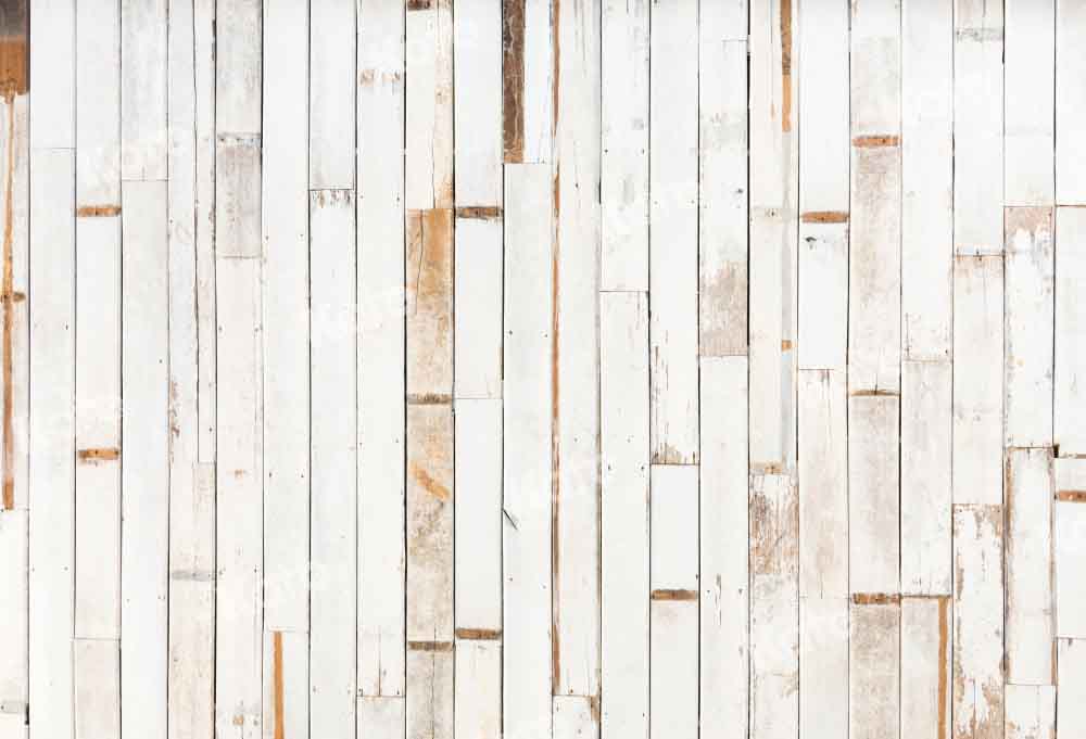 Kate Weiß Holz Hintergrund Vintage von Kate - Kate Backdrop.de