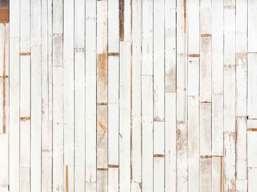 Kate Weiß Holz Hintergrund Vintage von Kate - Kate Backdrop.de