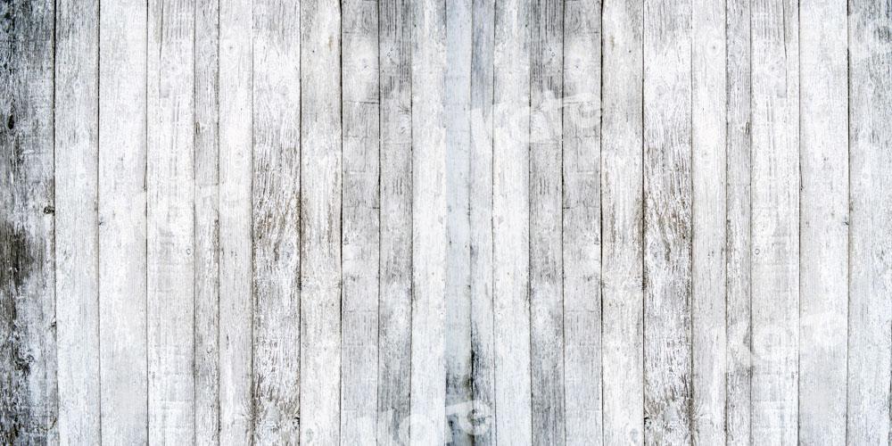 Kate Holz Retro Hintergrund Weiß grau von Chain Photography - Kate Backdrop.de
