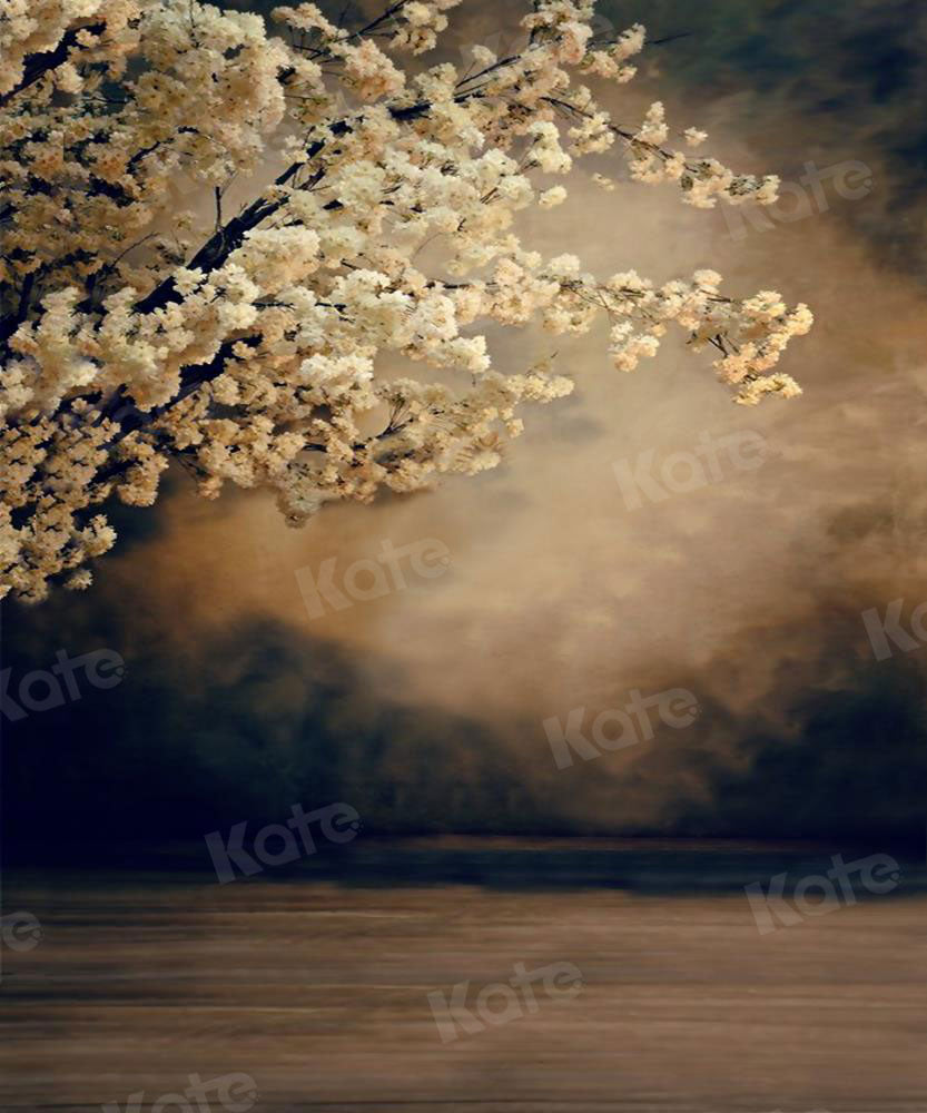 Kate Abstrakt Hintergrund Mit Blumen für Fotografie - Kate Backdrop.de