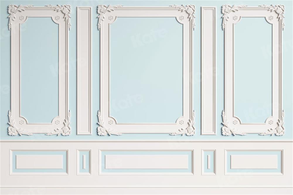 Kate Blaue Vintage Hintergrund Wand für Fotografie - Kate Backdrop.de