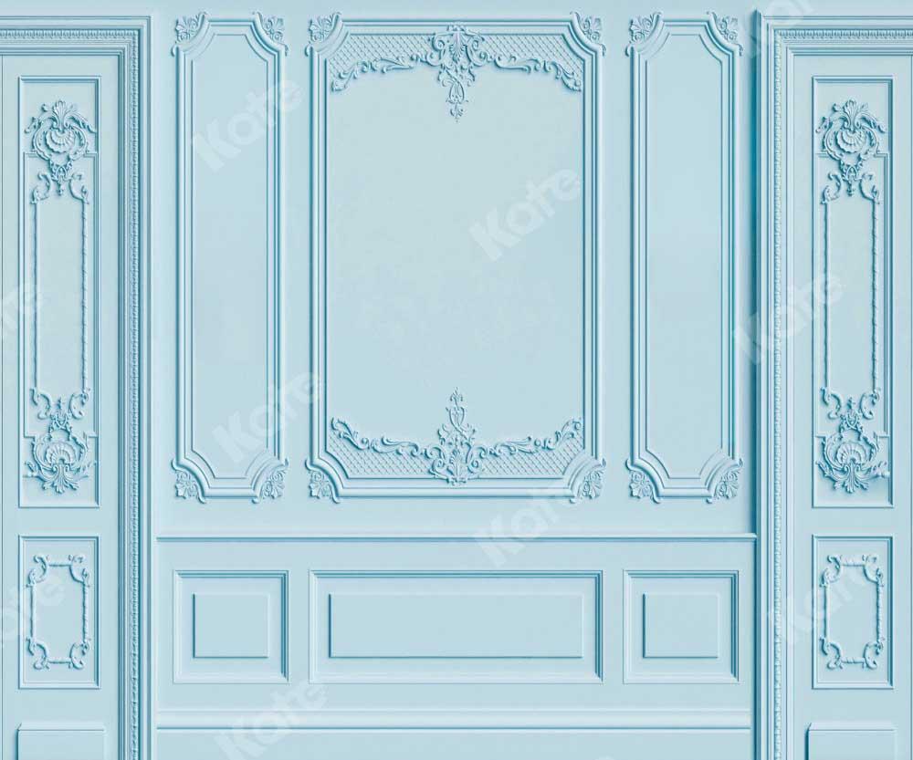 Kate Blaue Wand Hintergrund Moderne Hochzeit von Chain Photography - Kate Backdrop.de