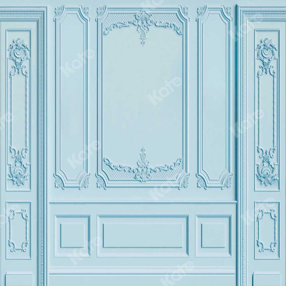 Kate Blaue Wand Hintergrund Moderne Hochzeit von Chain Photography - Kate Backdrop.de