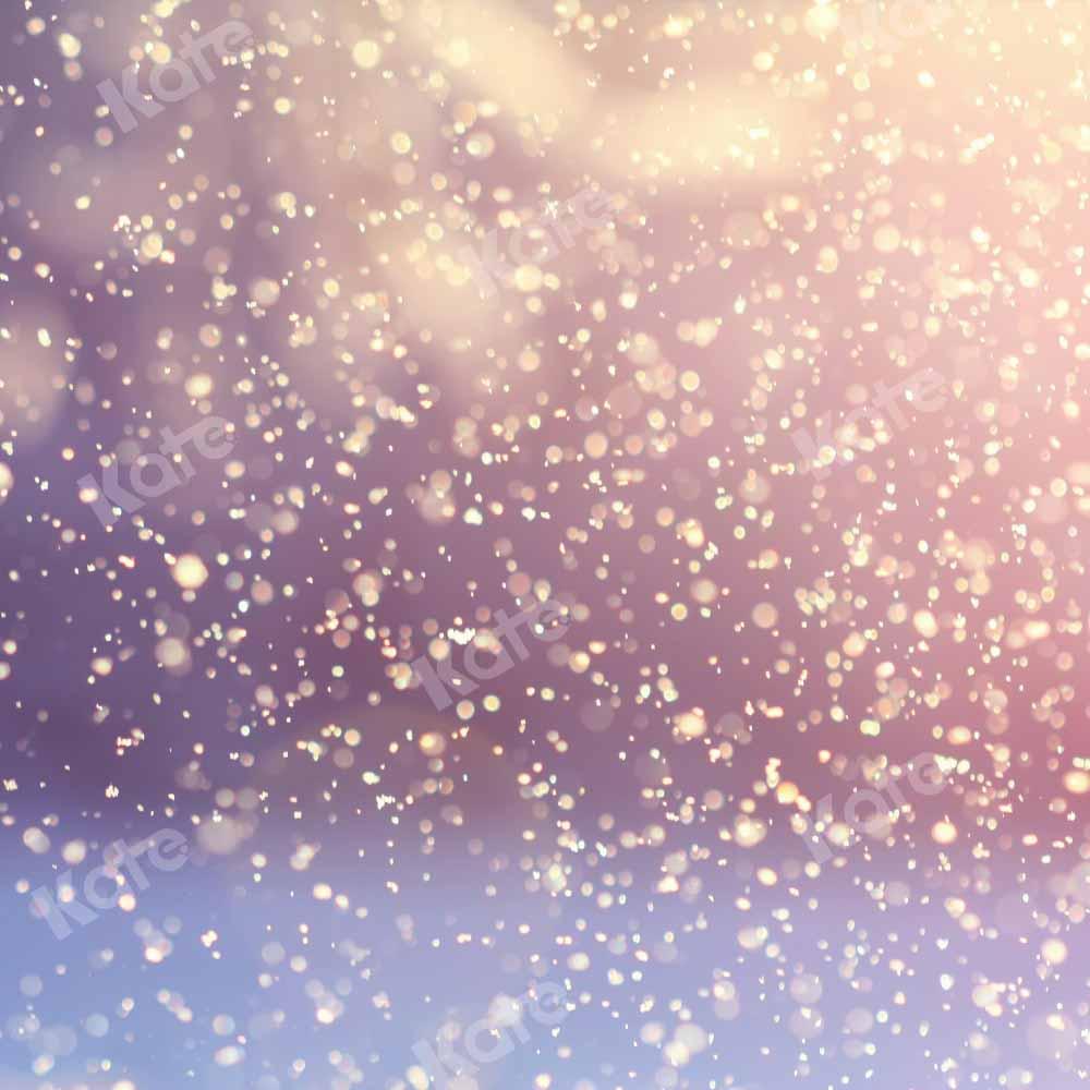 Kate Bokeh Winter Hintergrund Fallender Schnee von Chain Photography - Kate Backdrop.de