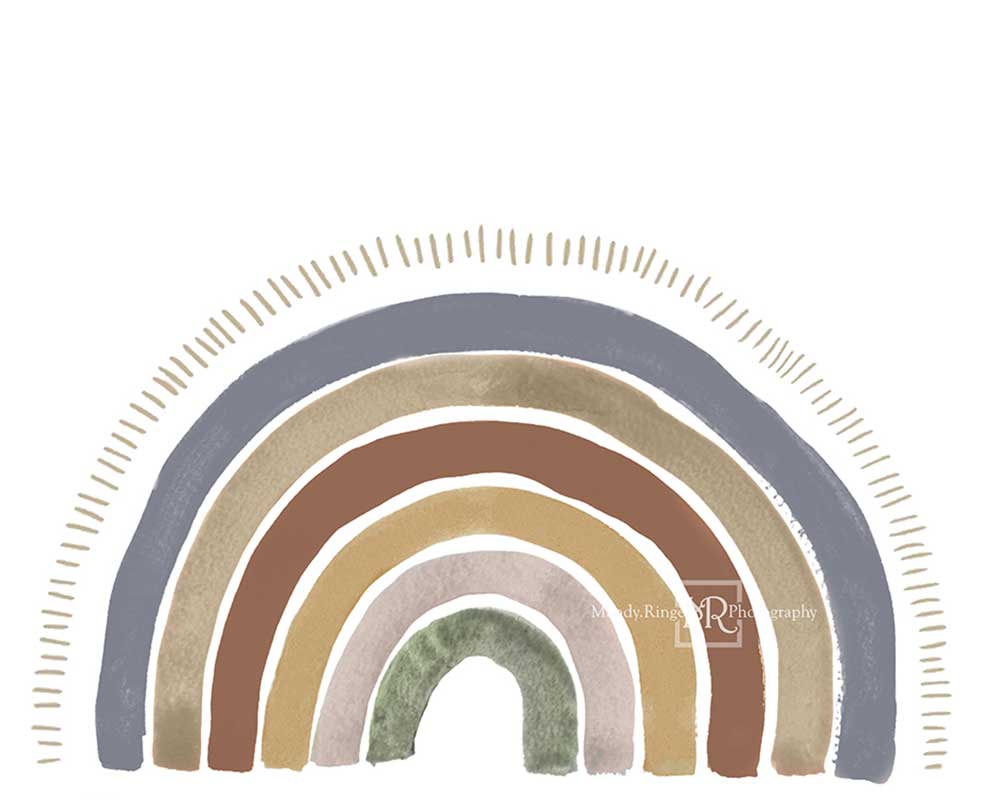 Kate Junge Boho Regenbogen Kulisse von Mandy Ringe Photography - Kate Backdrop.de