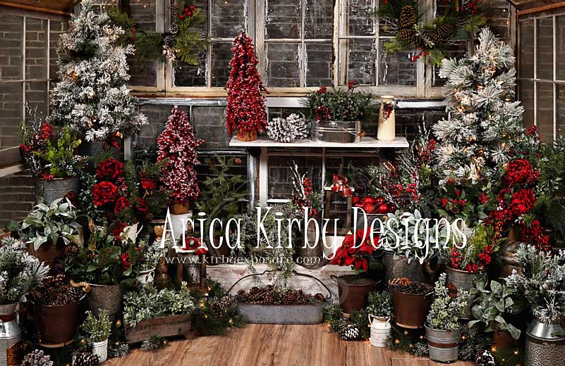 Kate Weihnachten Weihnachten Winter Hintergrund von Arica Kirby - Kate Backdrop.de