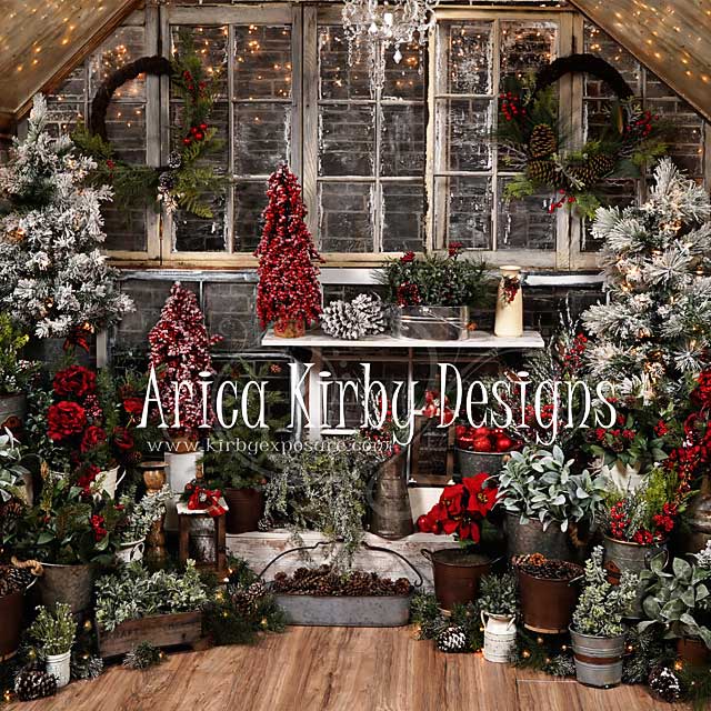 Kate Weihnachten Weihnachten Winter Hintergrund von Arica Kirby - Kate Backdrop.de