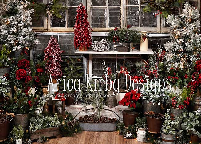Kate Weihnachten Weihnachten Winter Hintergrund von Arica Kirby - Kate Backdrop.de