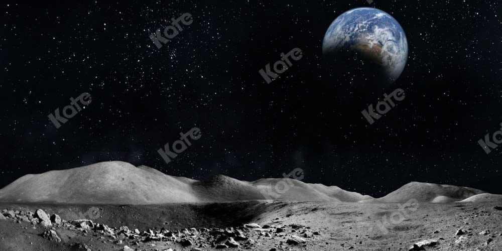 Kate Mond Weltraum Hintergrund Erde Astronaut von Chain Photography - Kate Backdrop.de