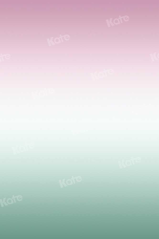 Kate Ombre Rosa Hintergrund mit Farbverlauf Grün von Kate - Kate Backdrop.de