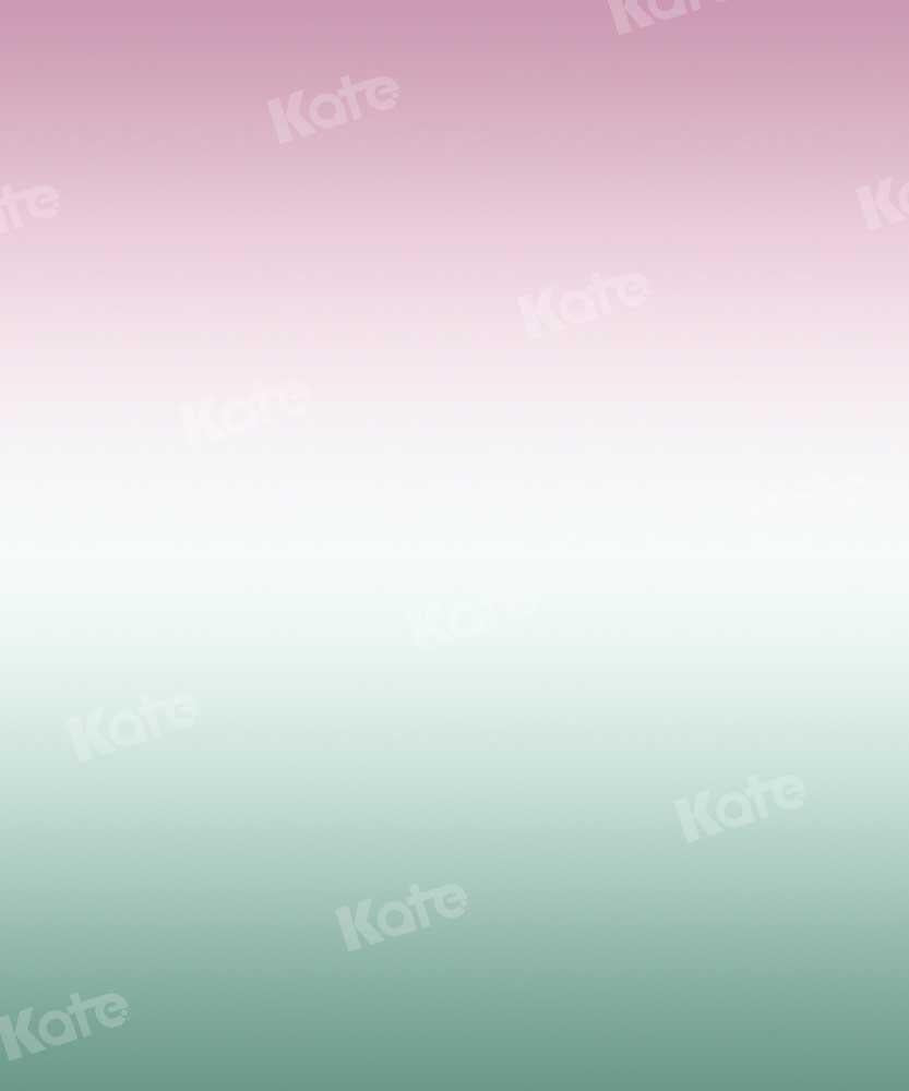 Kate Ombre Rosa Hintergrund mit Farbverlauf Grün von Kate - Kate Backdrop.de