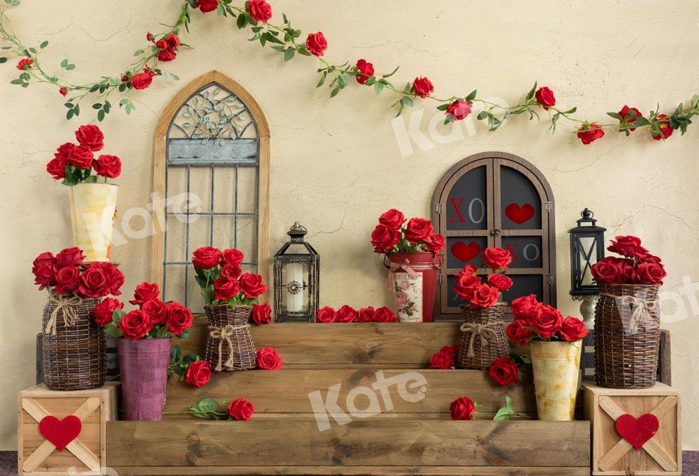 Kate Romantisch Valentinstag Hintergrund Rose von Emetselch - Kate Backdrop.de