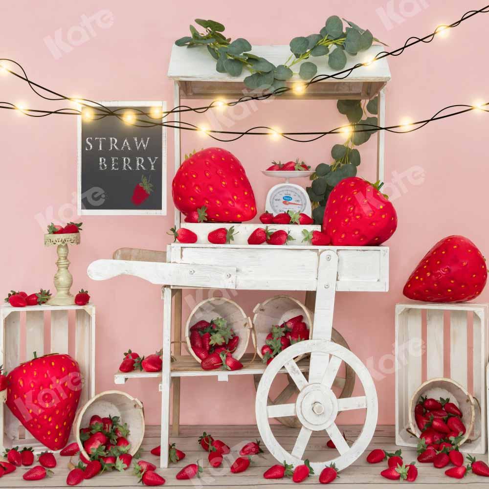 Kate Erdbeer Valentinstag Geburtstag Hintergrund LKW Frucht von Emetselch - Kate Backdrop.de