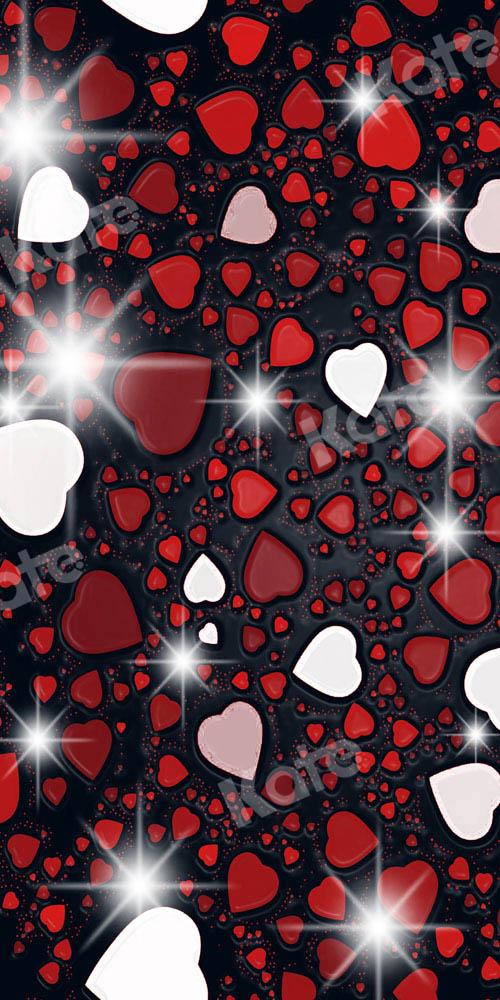 Kate Valentinstag Hintergrund Glitzer Liebe von Chain Photography - Kate Backdrop.de