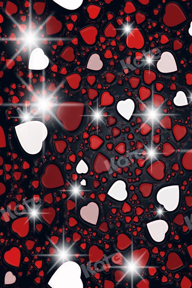 Kate Valentinstag Hintergrund Glitzer Liebe von Chain Photography - Kate Backdrop.de