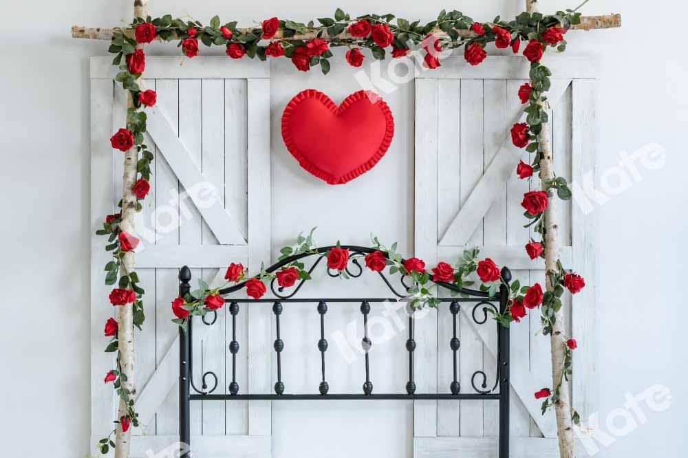 Kate Valentinstag Hintergrund Kopfteil Rose von Emetselch - Kate Backdrop.de