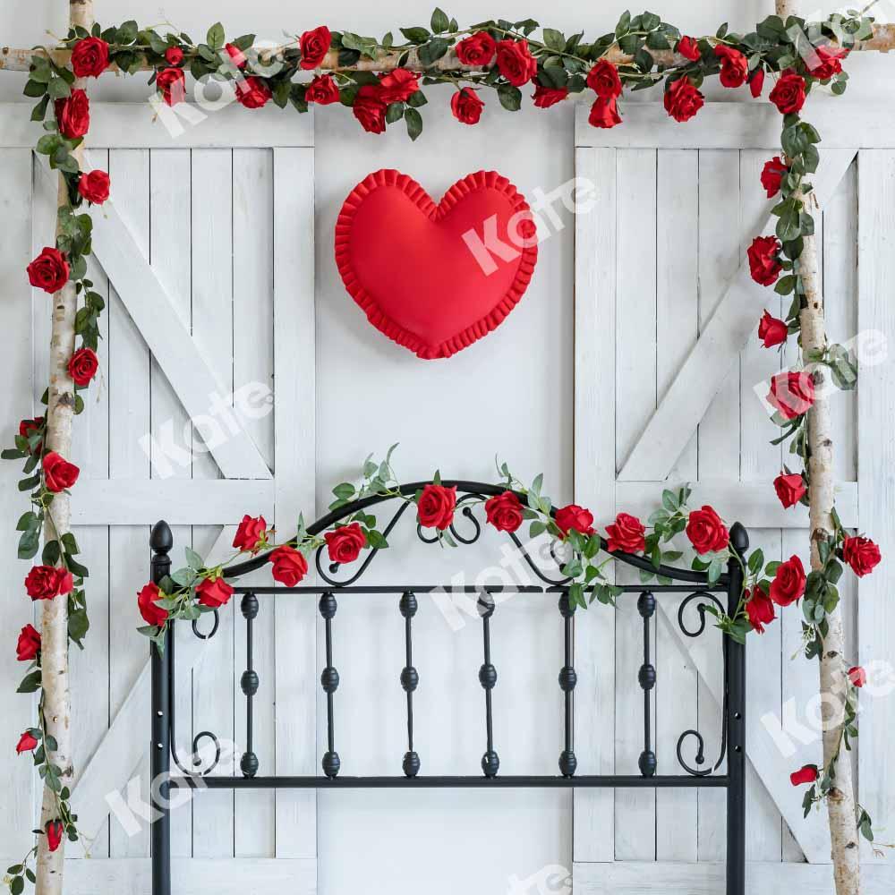 Kate Valentinstag Hintergrund Kopfteil Rose von Emetselch - Kate Backdrop.de