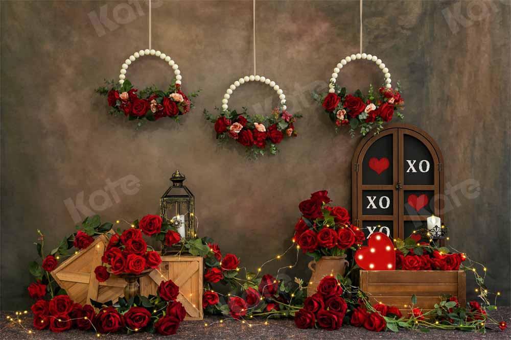 Kate Valentinstag Hintergrund Vintage Rose von Emetselch