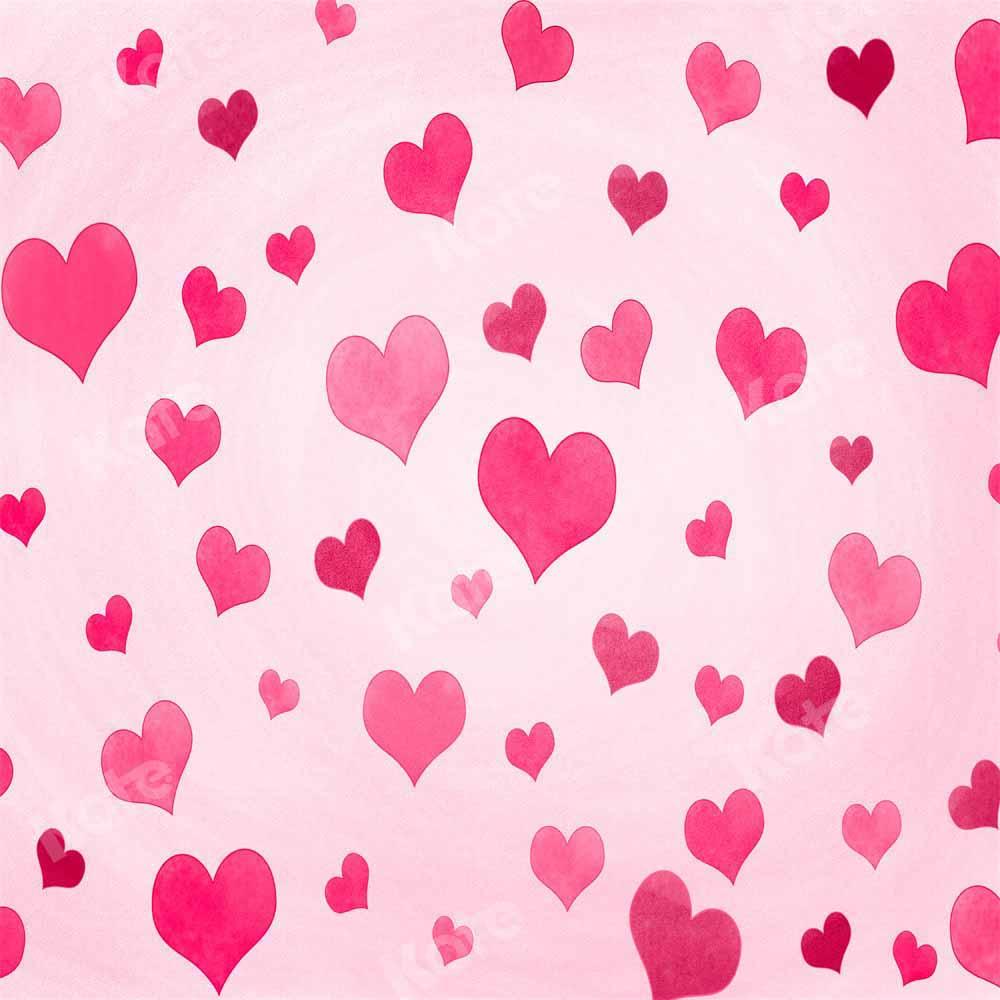 Kate Valentinstag rosa Hintergrund Liebe von Chain Photography - Kate Backdrop.de