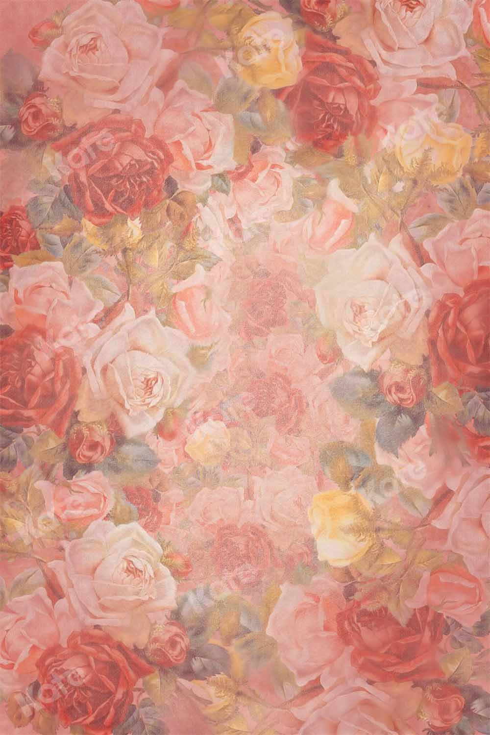 Kate Valentinstag Textur Hintergrund Geburtstag Blumen von GQ - Kate Backdrop.de