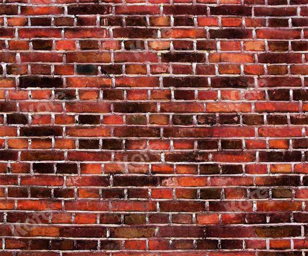 Kate Vintage Backsteinmauer Hintergrund Rot von Chain Photography - Kate Backdrop.de