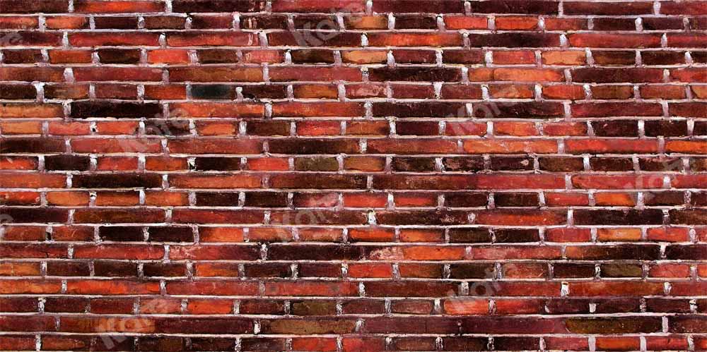 Kate Vintage Backsteinmauer Hintergrund Rot von Chain Photography - Kate Backdrop.de